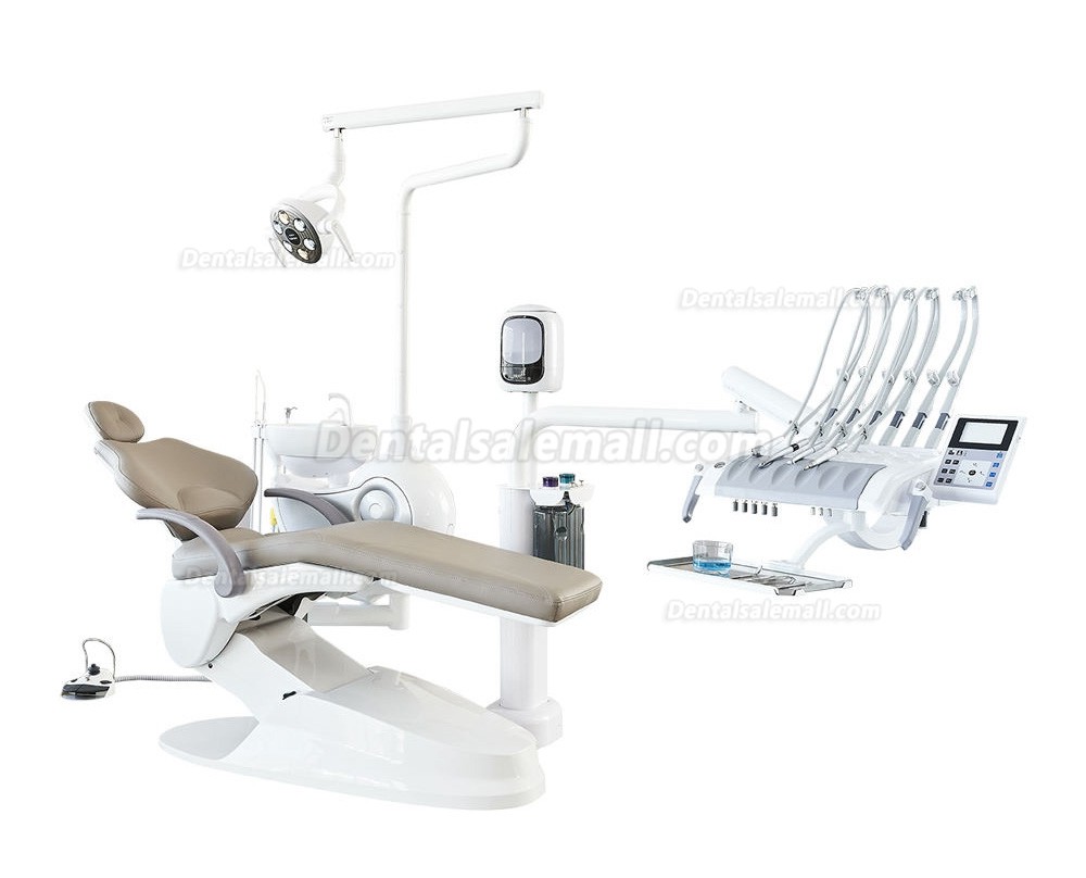 SAFETY® M2+ Left Handed Dental Chair Treatment Unit with Air Disinfector Disinfection Function